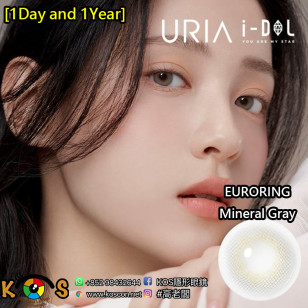 [1Day and 1Year]I-DOL URIA EURORING Mineral Gray